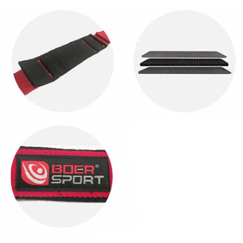 Weight lifting straps Red