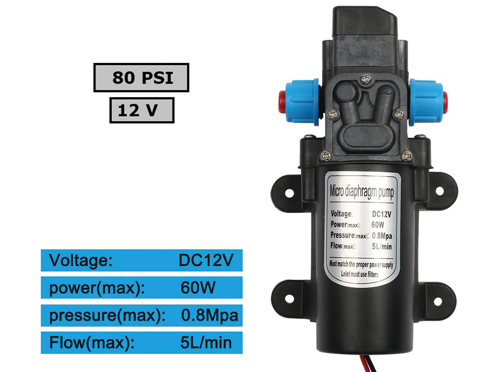 Water pump 12V Diaphragm Pump High Pressure
