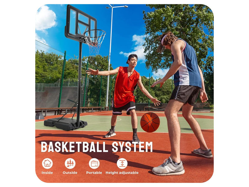 Adjustable Portable Basketball Stand Hoop