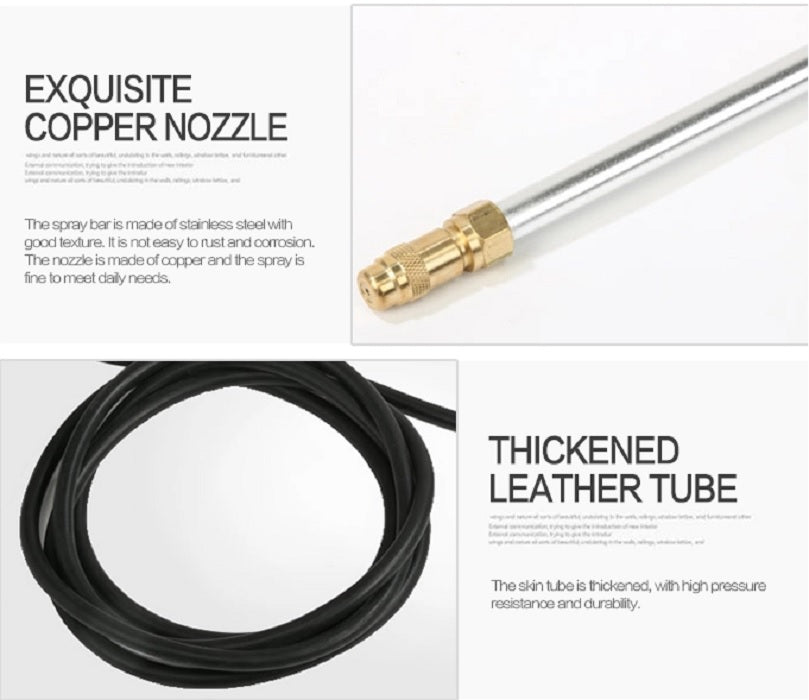 Garden ATV Sprayer 60L showing ratchet strap sets for secure mounting