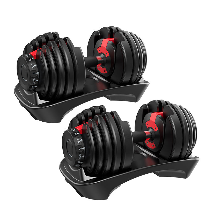 Adjustable Dumbbells 24Kg Pair