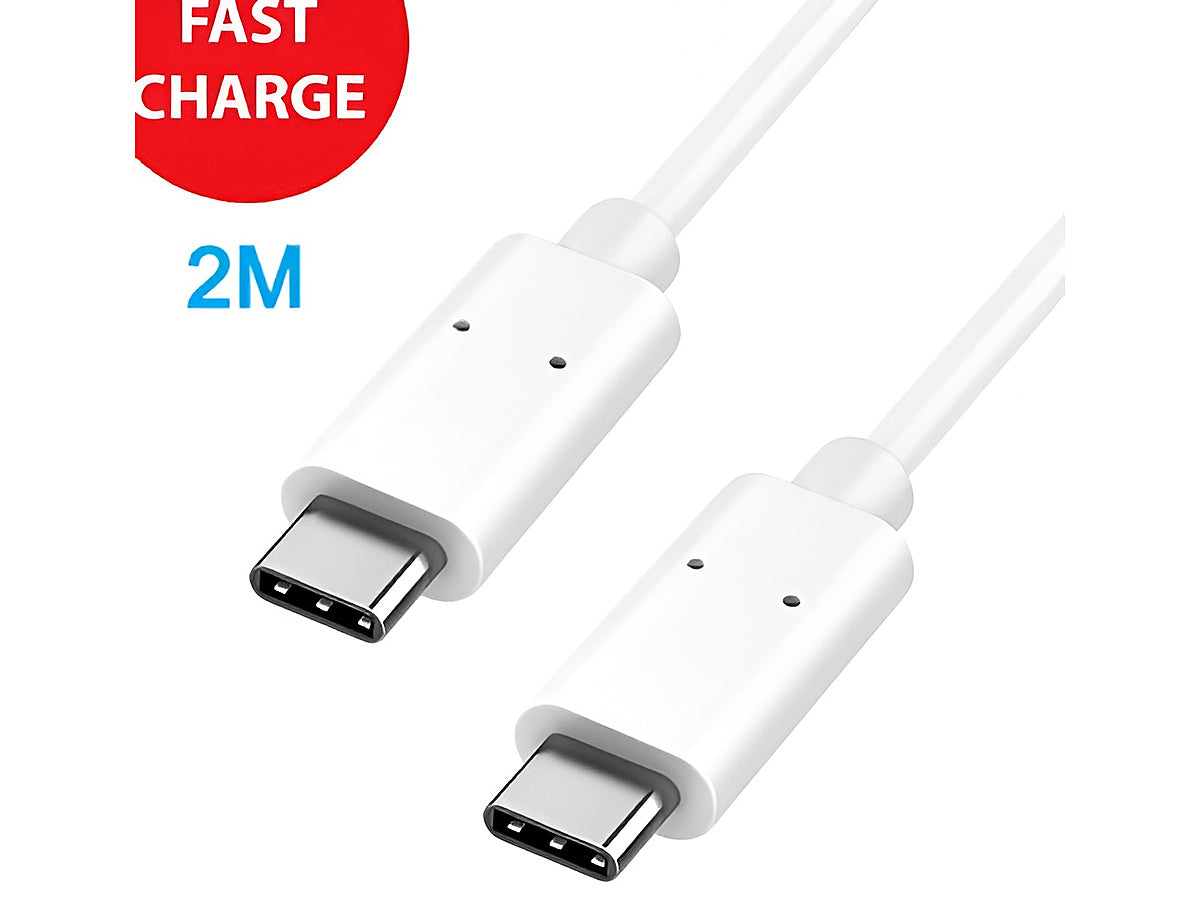 USB C to USB C cable plugged into laptop port