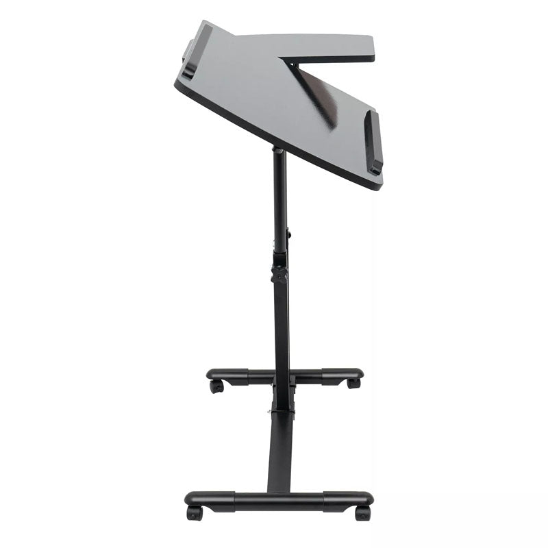 Laptop table desk stand set up in home study area