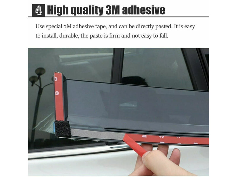 Suitable For Use With Toyota Hilux Window Visors / Weather Shield