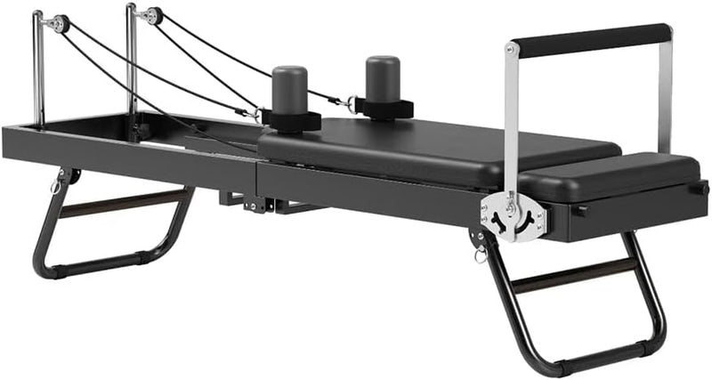 Foldable Pilates Reformer Machine With Headrest
