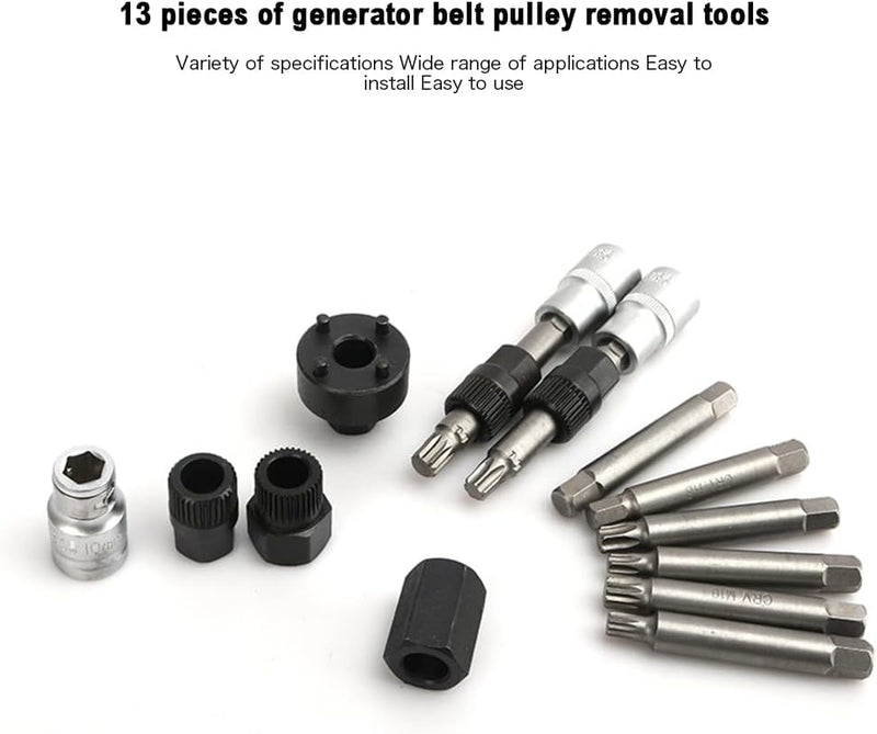 Alternator Pulley Tool Kit