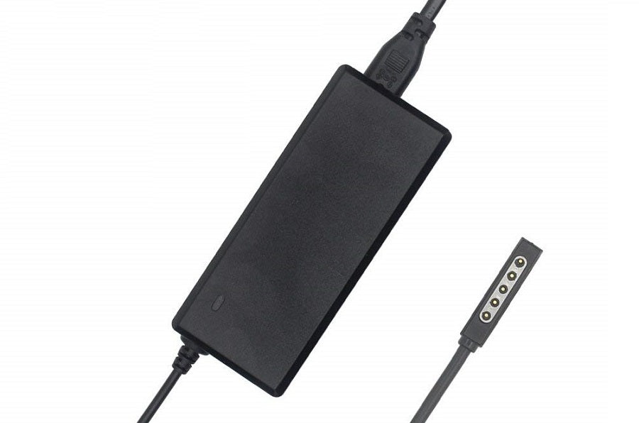 LED indicator light on Surface Pro 2 charger showing power status