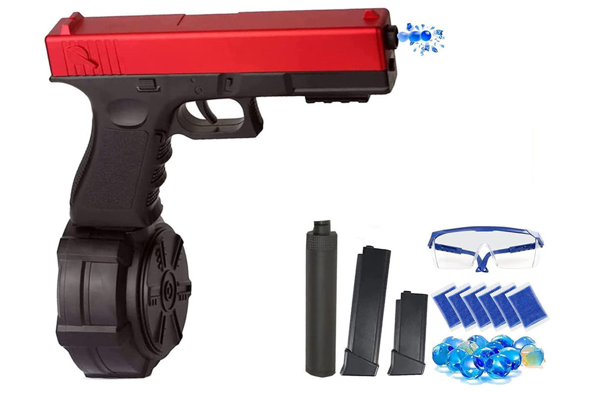 Electric gel blaster complete set with battery and water beads