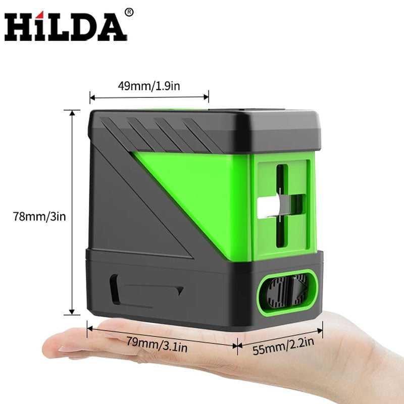 Self-Leveling Cross-Line Laser Level - Green Laser