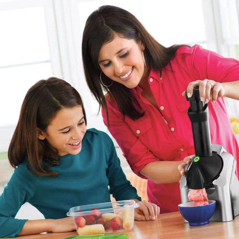 Ice cream maker dessert maker highlighting ABS plastic and metal parts