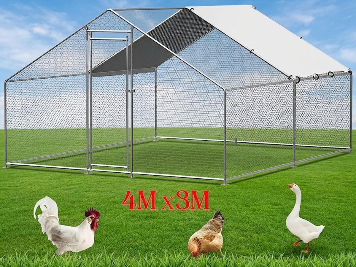 Outdoor Chicken Coop 4Mx3M