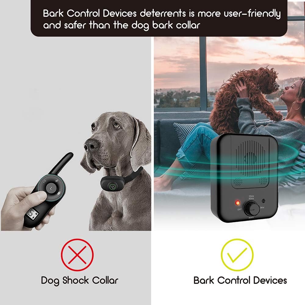 Anti Bark Dog Trainer with mounting screws and anchors included