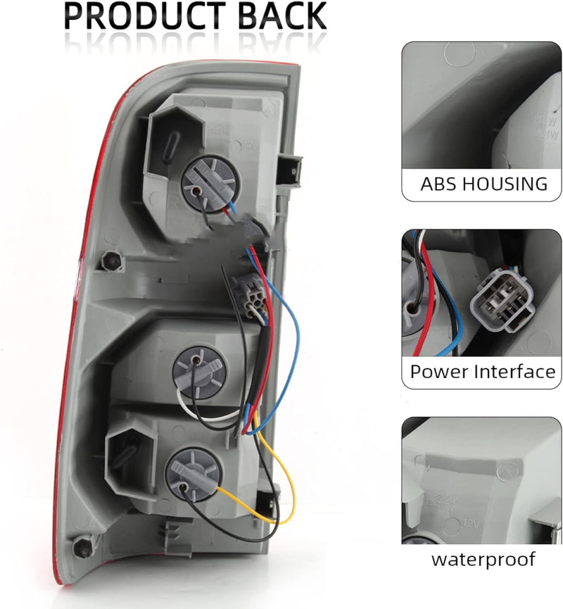 Aftermarket Toyota Hilux Tail Light Pair 2011-2014