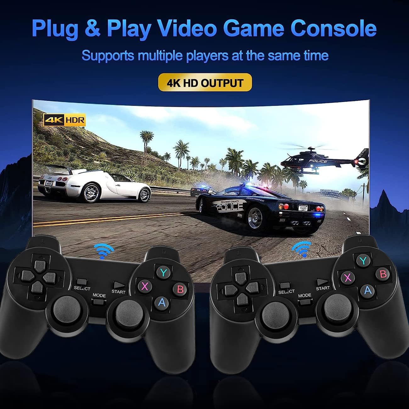 Video game console packaging case with accessories