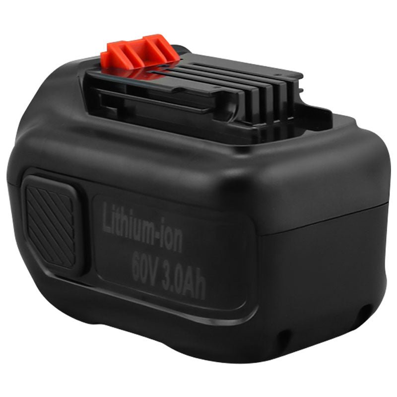 Black and Decker 60V battery installed in cordless tool
