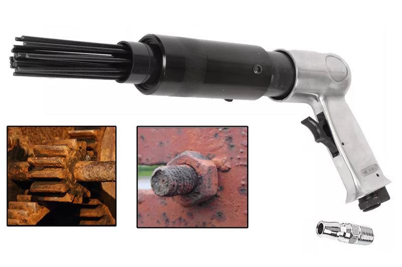 19 Pin Needle Scaler Pneumatic Air Gun Pistol Air Tool Rust Remover