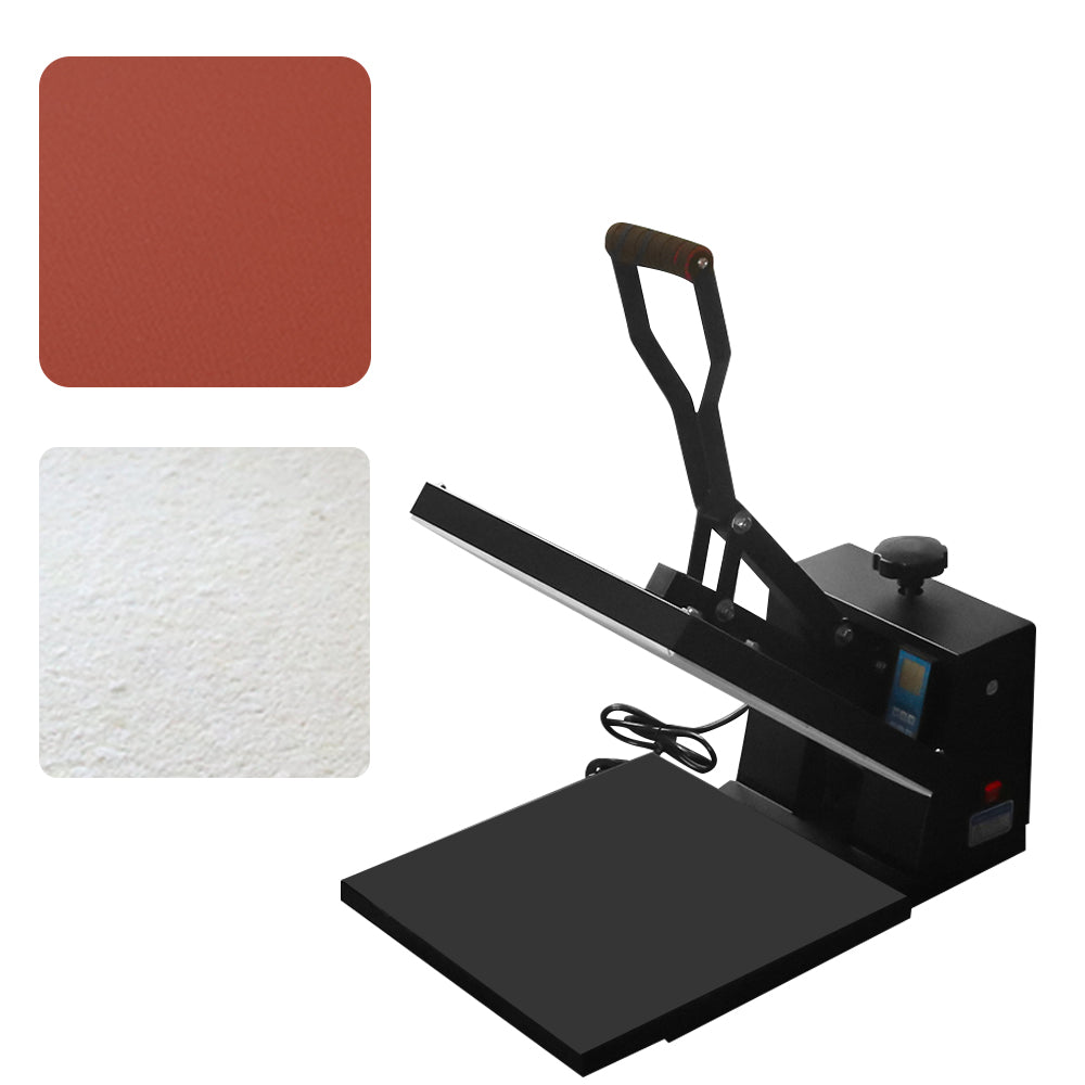 Heat press machine for t-shirts used for vinyl transfer on fabric