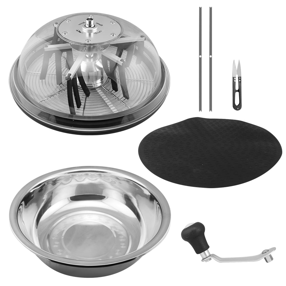 Leaf Bowl Trimmer showing straight stainless steel blade