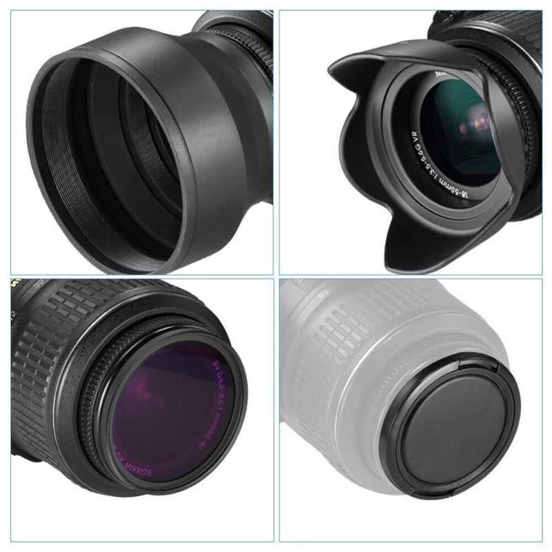 Filter Set 58mm UV, CPL, FLD, ND2, ND4, ND8