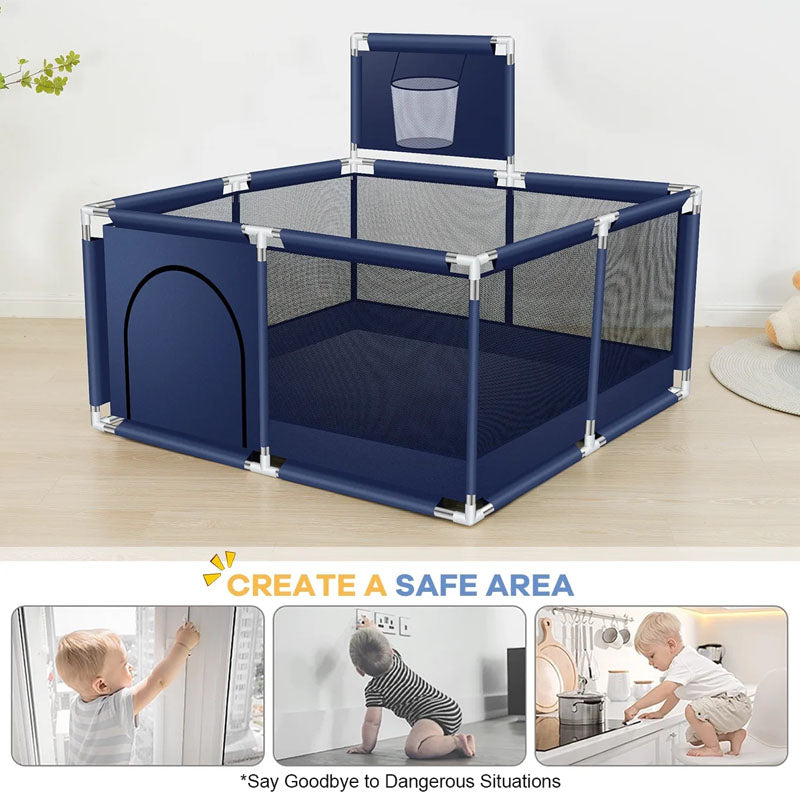 Portable Baby Playpen Fence Gate