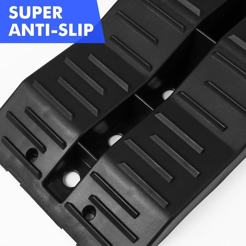 2Pcs RV Wheel Chocks Tire Anti Skid Pad With Oxford Bag For Leveling