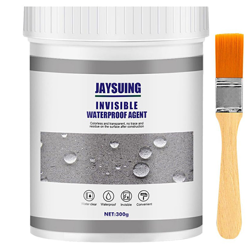 Bonding adhesive sealant brush spreading sealant evenly on concrete