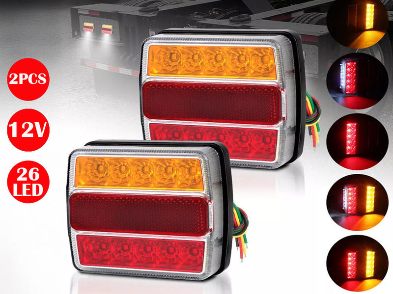 2X Submersible Trailer Tail lights