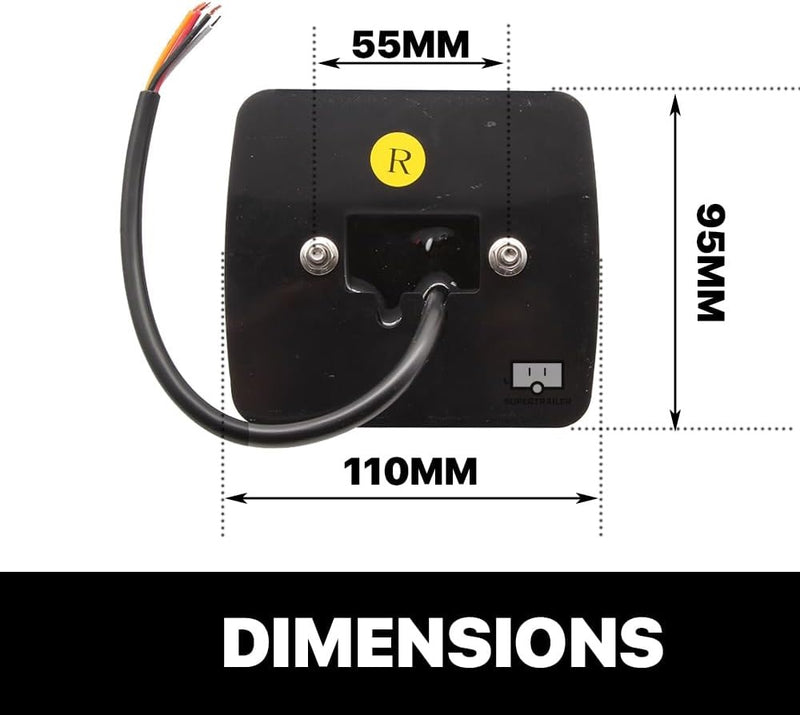 2X Submersible Trailer Tail lights