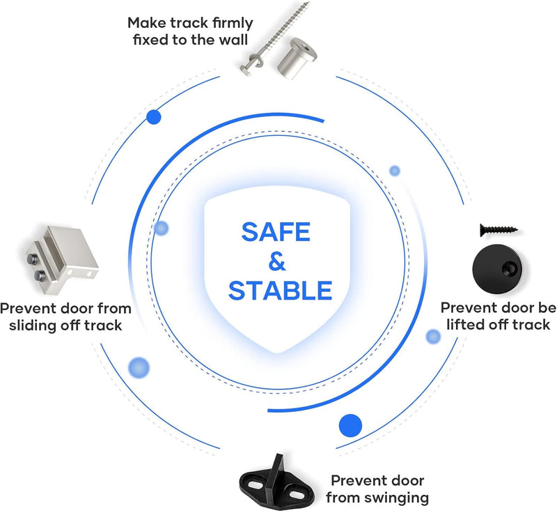 Barn door Hardware 4M Double Door