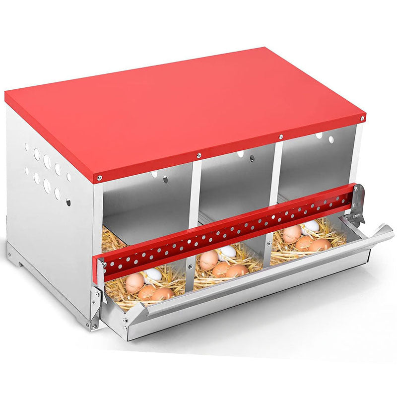 Chicken Nesting Box with 3 Holes