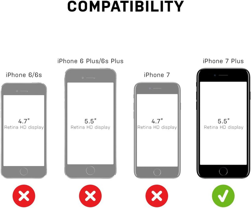 Lifeproof NUUD Case for iPhone 7 Plus/ iPhone 8 Plus