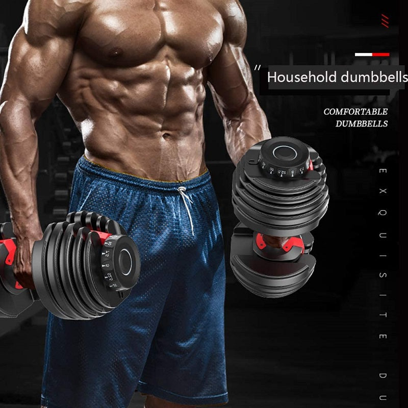 Adjustable Dumbbells 24Kg Pair