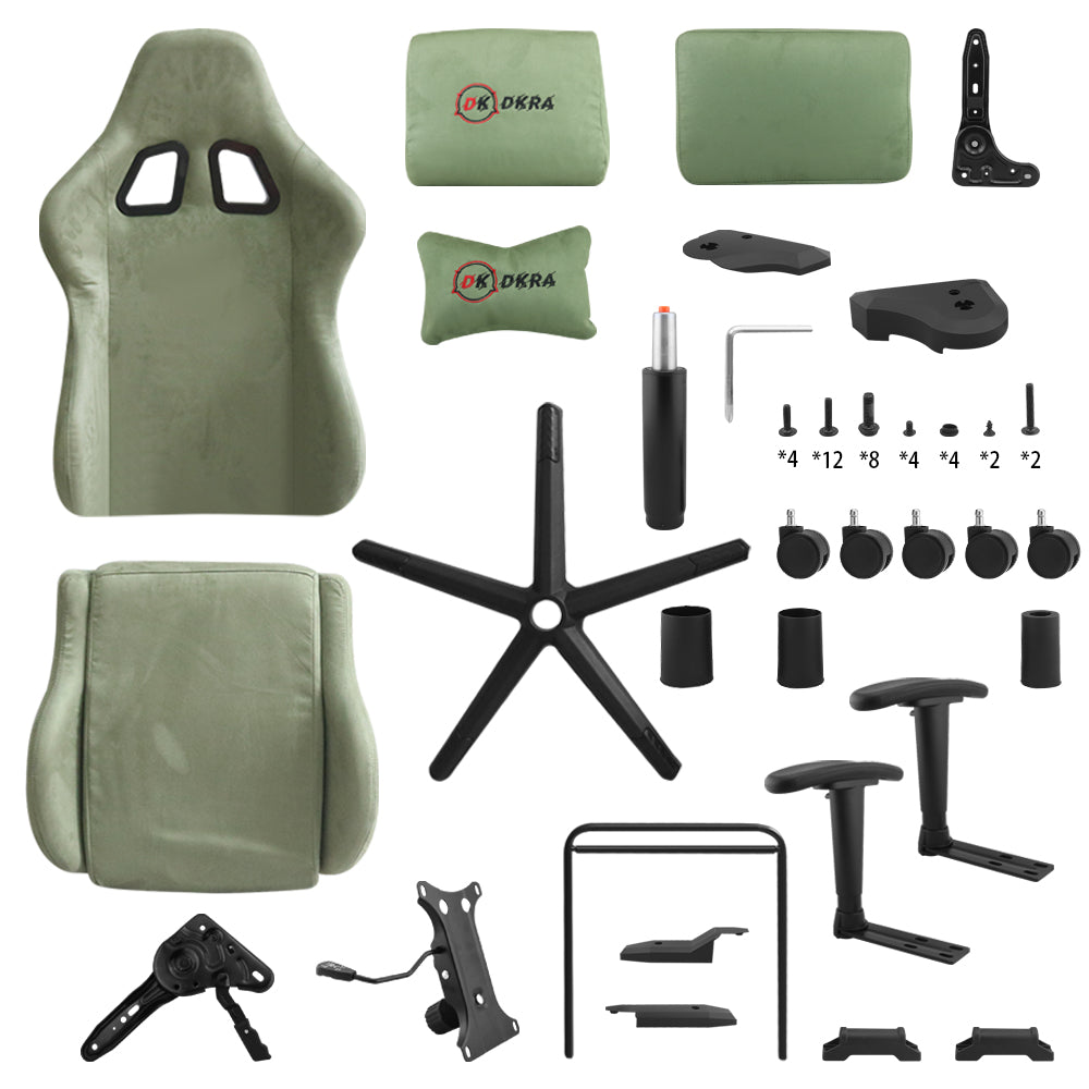 Assembly tools included with DKRA gaming chair package