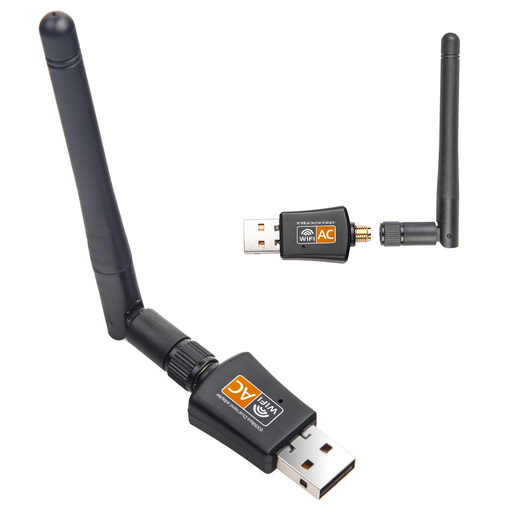 USB Wifi adapter AC600M showing compact size and design