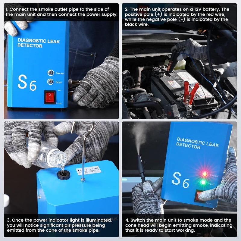 Automotive Tools Smoke Leak Detector