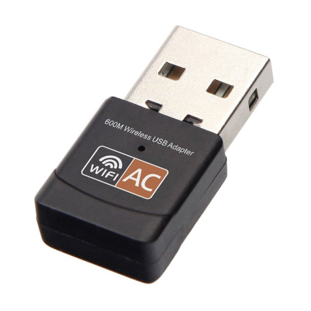 USB Wifi adapter AC600M packaging with included accessories
