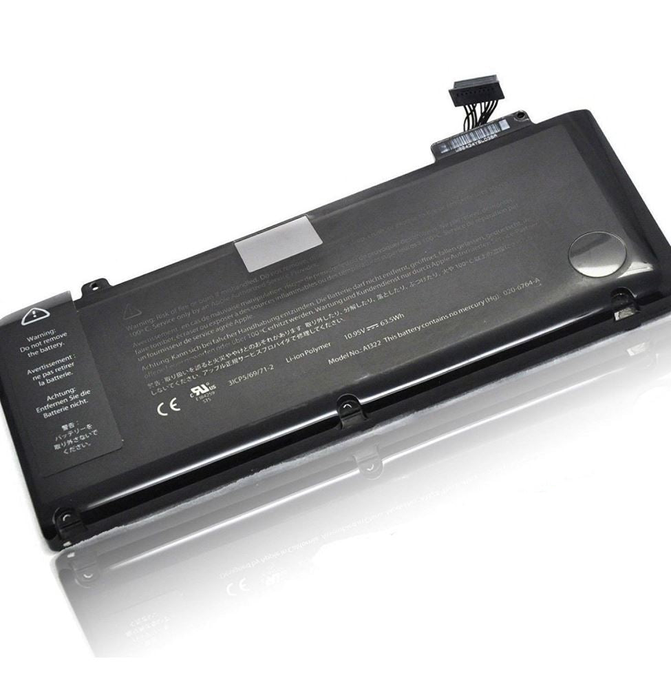 Top view of Macbook Pro 13 inch replacement battery A1322