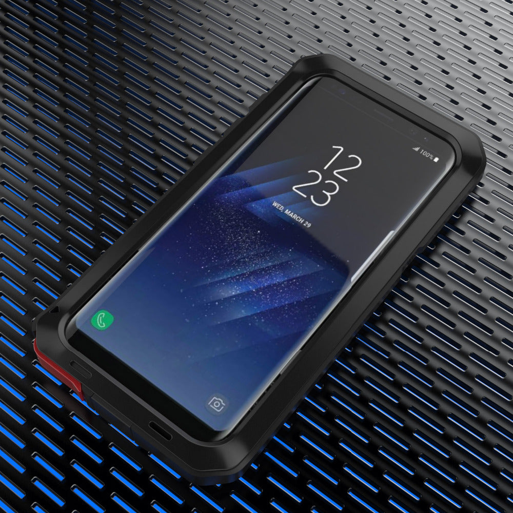 Samsung Galaxy Edge S6 case showing rugged military grade protection