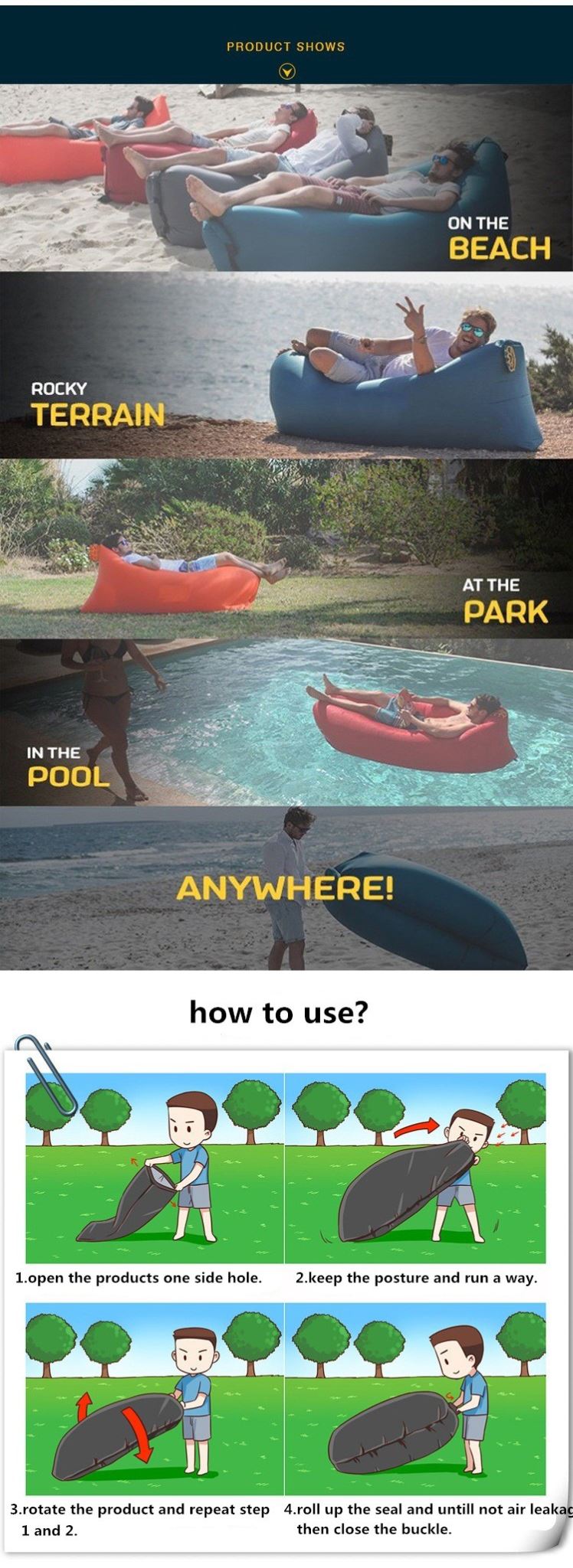 Air Sofa Inflatable (Red)