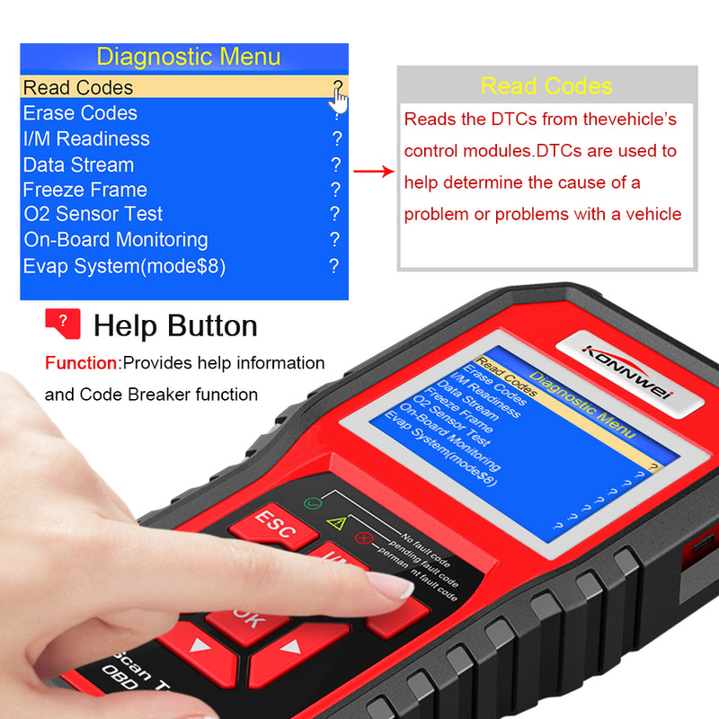KONNWEI KW850 OBD2 Scanner