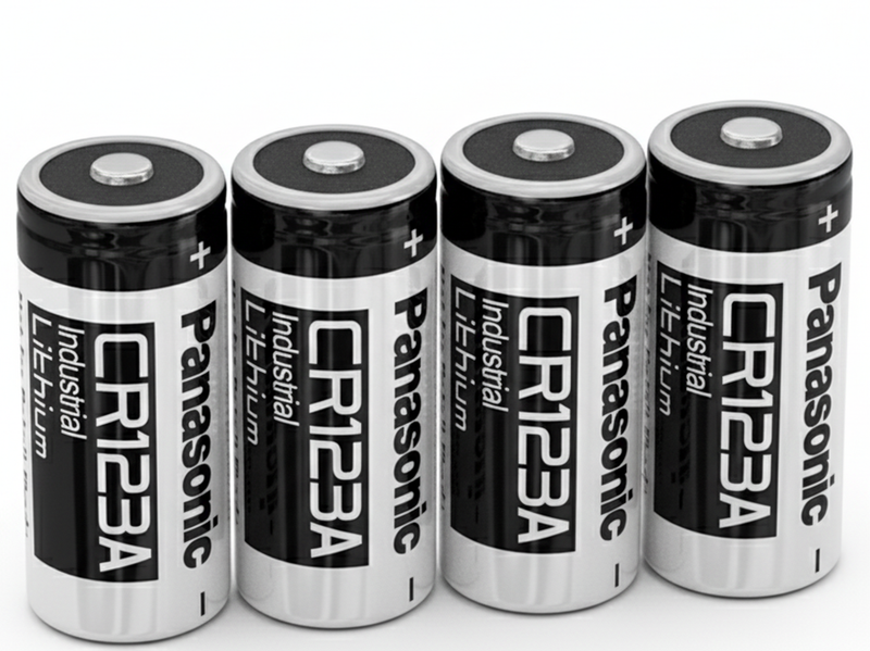 CR123A Panasonic batteries / CR123 4 Pcs