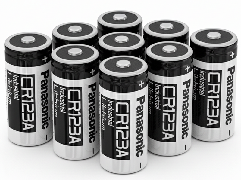 CR123A Panasonic batteries / CR123 8 Pcs