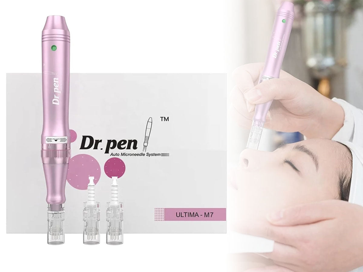 Derma Pen M7 in use for skin repair treatment on face