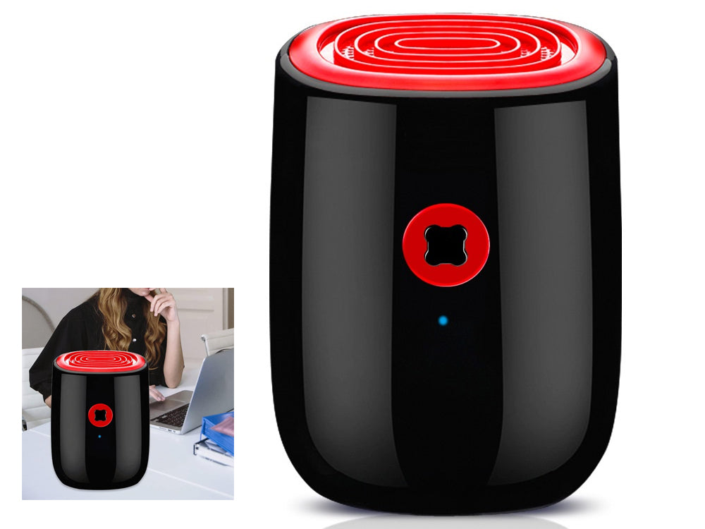 Portable dehumidifier with cable included for power