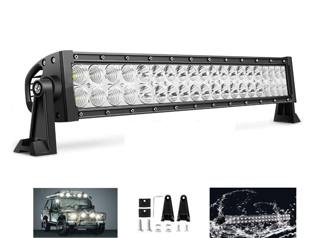 LED Light Bar 120W installed on agricultural machinery in New Zealand