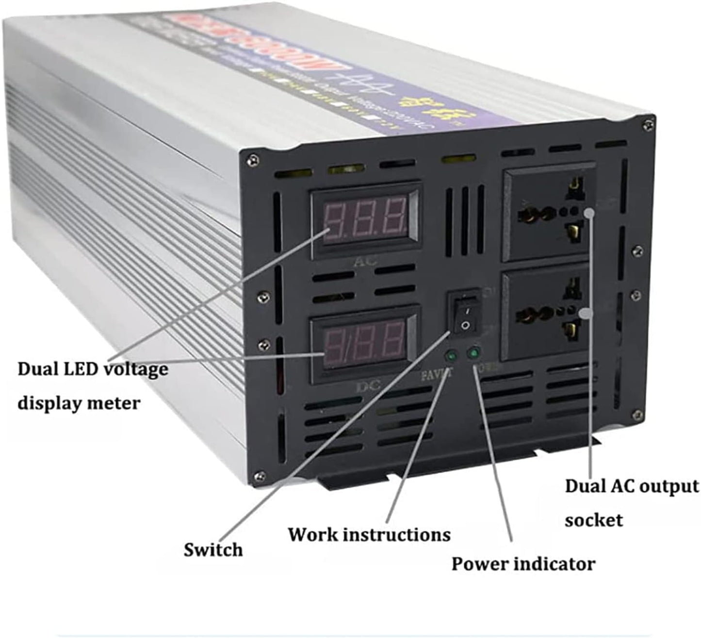 Pure sine wave inverter powering household electronics in NZ