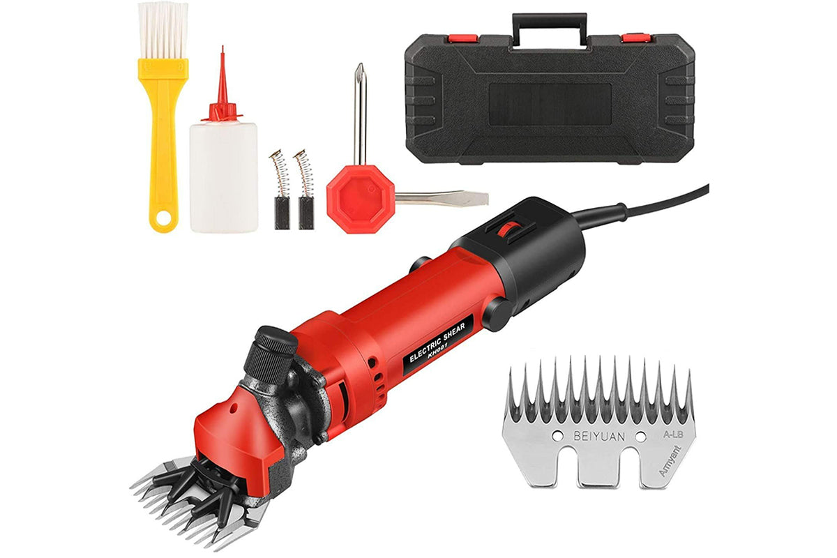 Sheep clipper 750W packed with user manual and accessories in box
