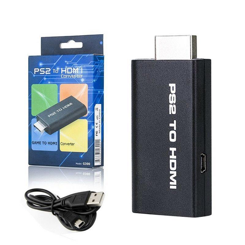 Portable PS2 to HDMI converter with cable included