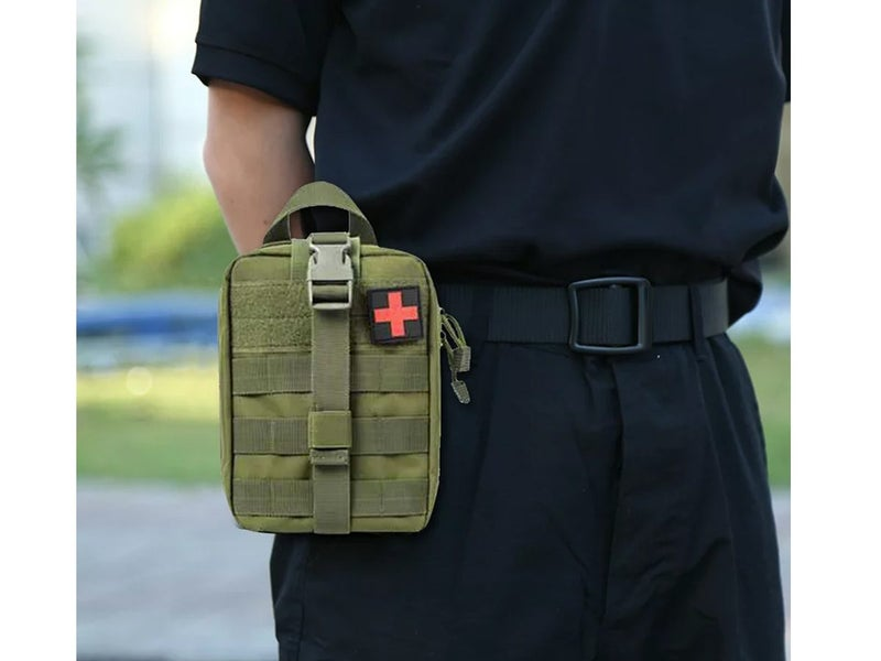46pcs first aid kit packed in durable polyester bag