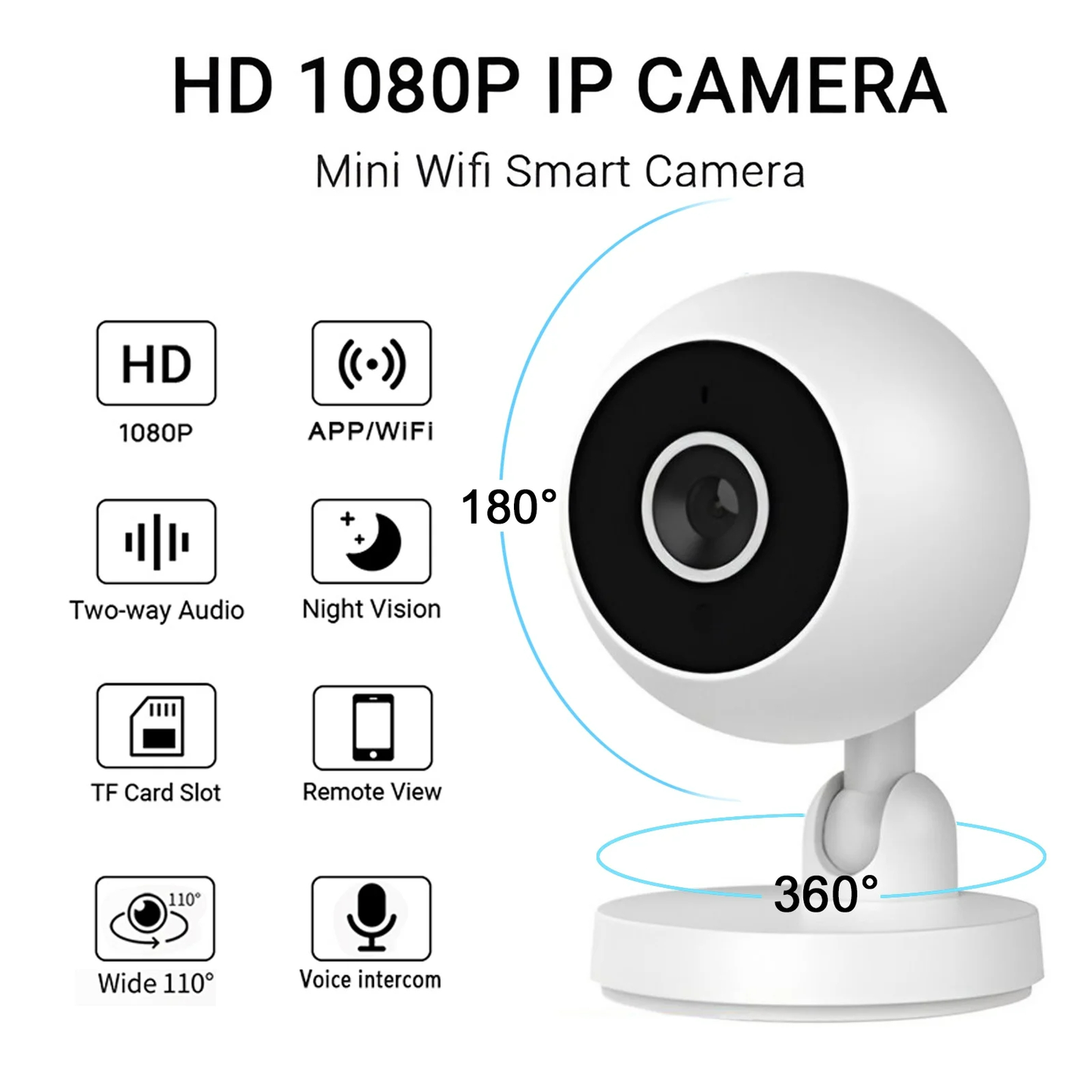 WiFi Wireless Security Camera 1080P